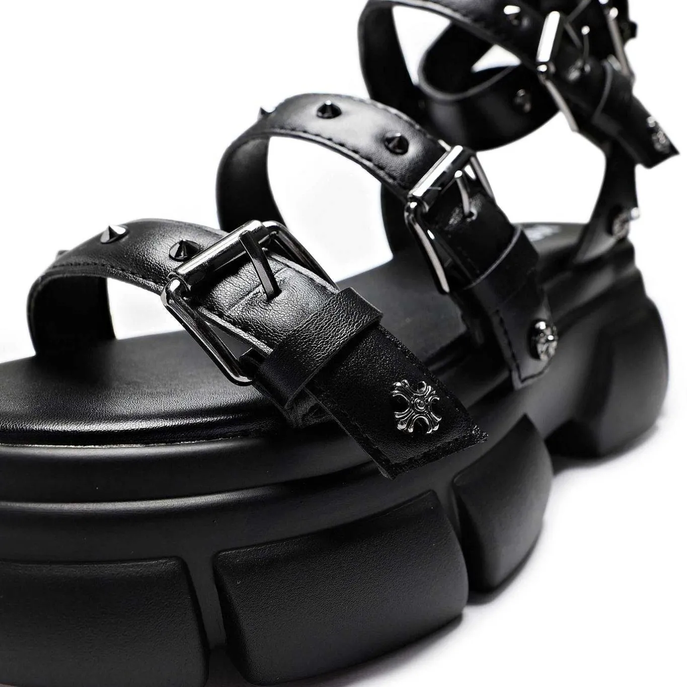 KOI footwear A Raining Vengeance Charm Platform Sandals<Women'S Strappy Sandals