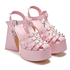 KOI footwear Angel Mist Pink Platform Heels<Women'S Platform Heels