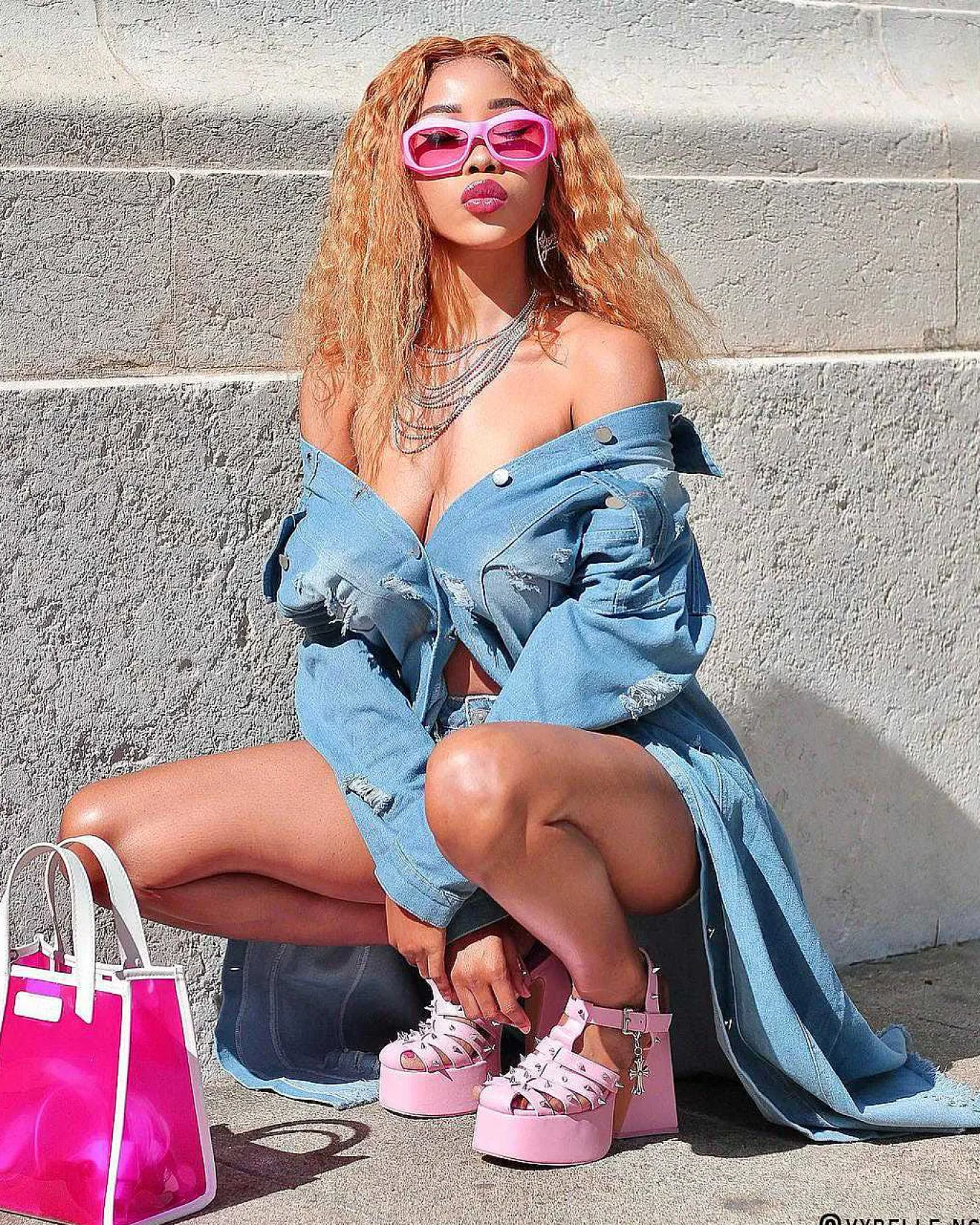 KOI footwear Angel Mist Pink Platform Heels<Women'S Platform Heels
