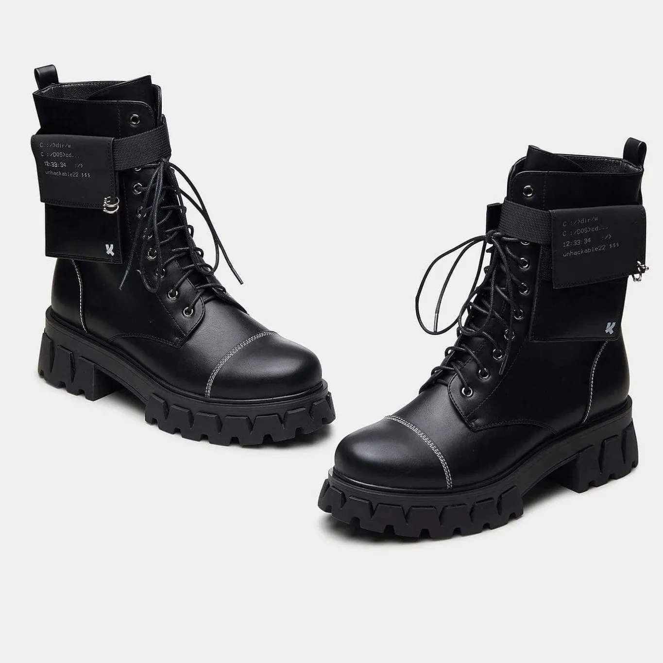 KOI footwear Banshee Men'S Fallout Cyber Boots<Men'S Biker Boots