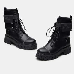 KOI footwear Banshee Men'S Fallout Cyber Boots<Men'S Black Boots