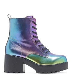 KOI footwear Bismuth Platform Military Boots - Rainbow<Women'S Ankle Boots