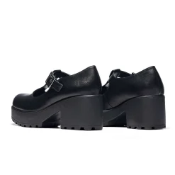 KOI footwear Black Chunky Platform Mary Jane Shoes<Women'S The Mary Jane