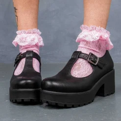 KOI footwear Black Chunky Platform Mary Jane Shoes<Women'S The Mary Jane
