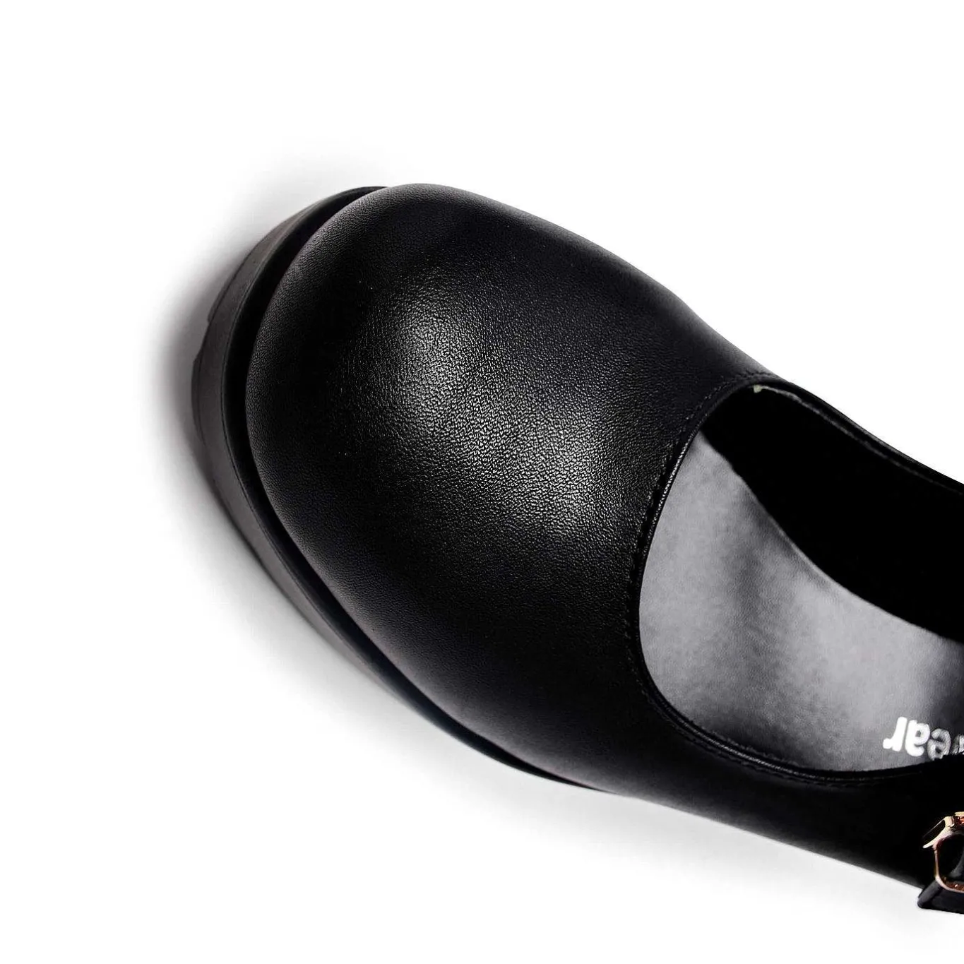 KOI footwear Black Chunky Platform Mary Jane Shoes<Women'S Heeled Mary Janes