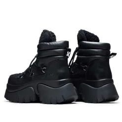 KOI footwear Black Fluffy Vilun Winter Boots |<Women'S Snow Boots