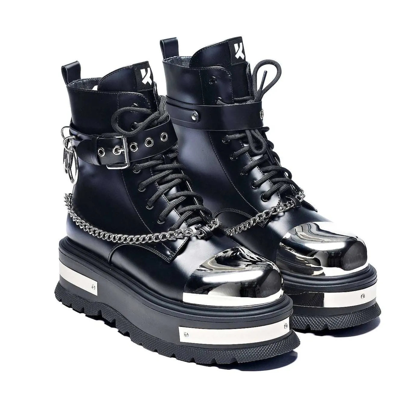 KOI footwear Borin Men'S Hardware Platform Boots<Men'S The Platform Boot