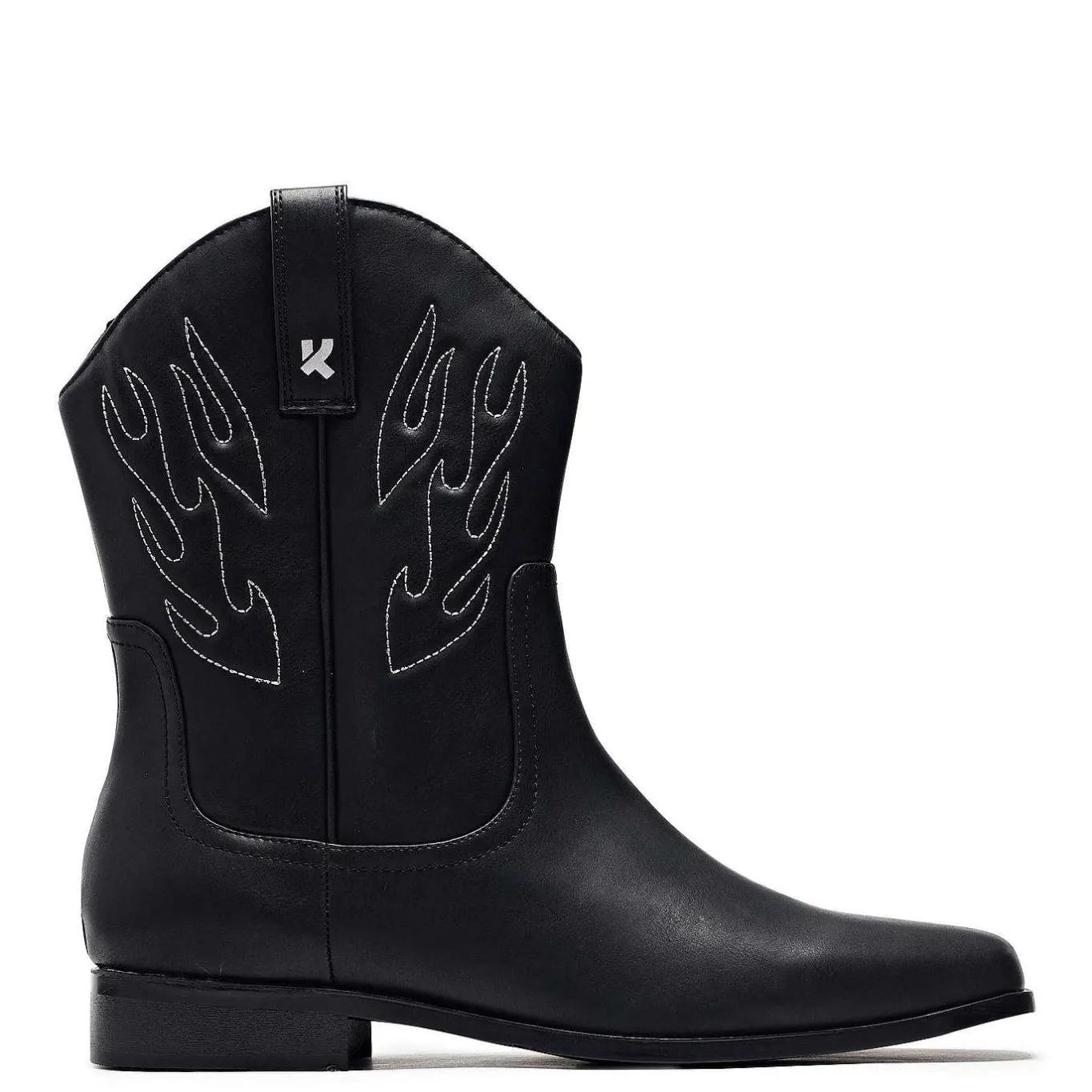 KOI footwear Broken Bronco Men'S Grey Flame Cowboy Boots<Men'S Ankle Boots