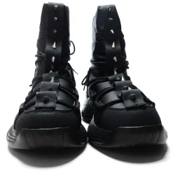 KOI footwear Cauldrife Demons Men'S Spiked Snow Boots - Black |<Men'S Ankle Boots