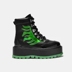 KOI footwear Cha Cha Cha Hologram Flame Boots<Women'S Platform Boots