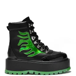 KOI footwear Cha Cha Cha Hologram Flame Boots<Women'S Ankle Boots