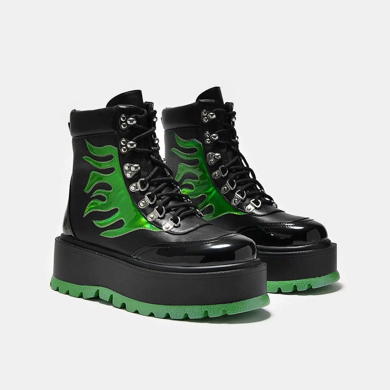 KOI footwear Cha Cha Cha Hologram Flame Boots<Women'S Ankle Boots