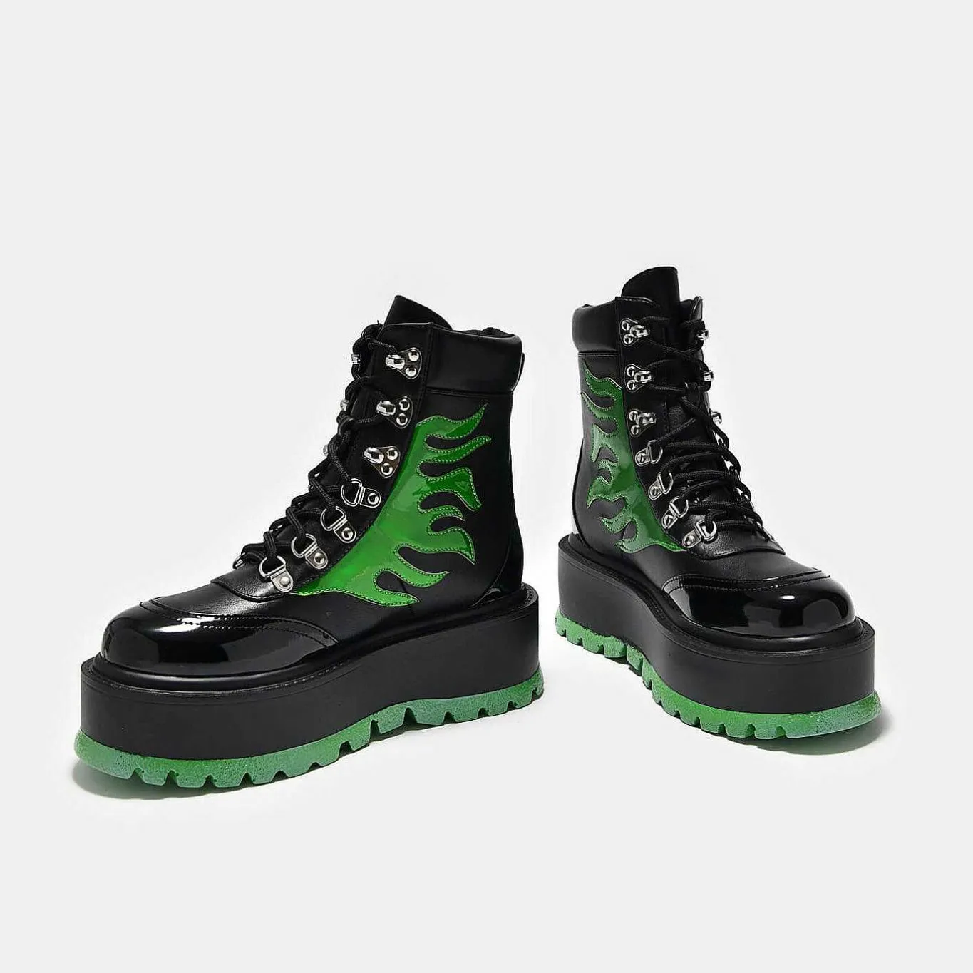 KOI footwear Cha Cha Cha Hologram Flame Boots<Women'S Ankle Boots
