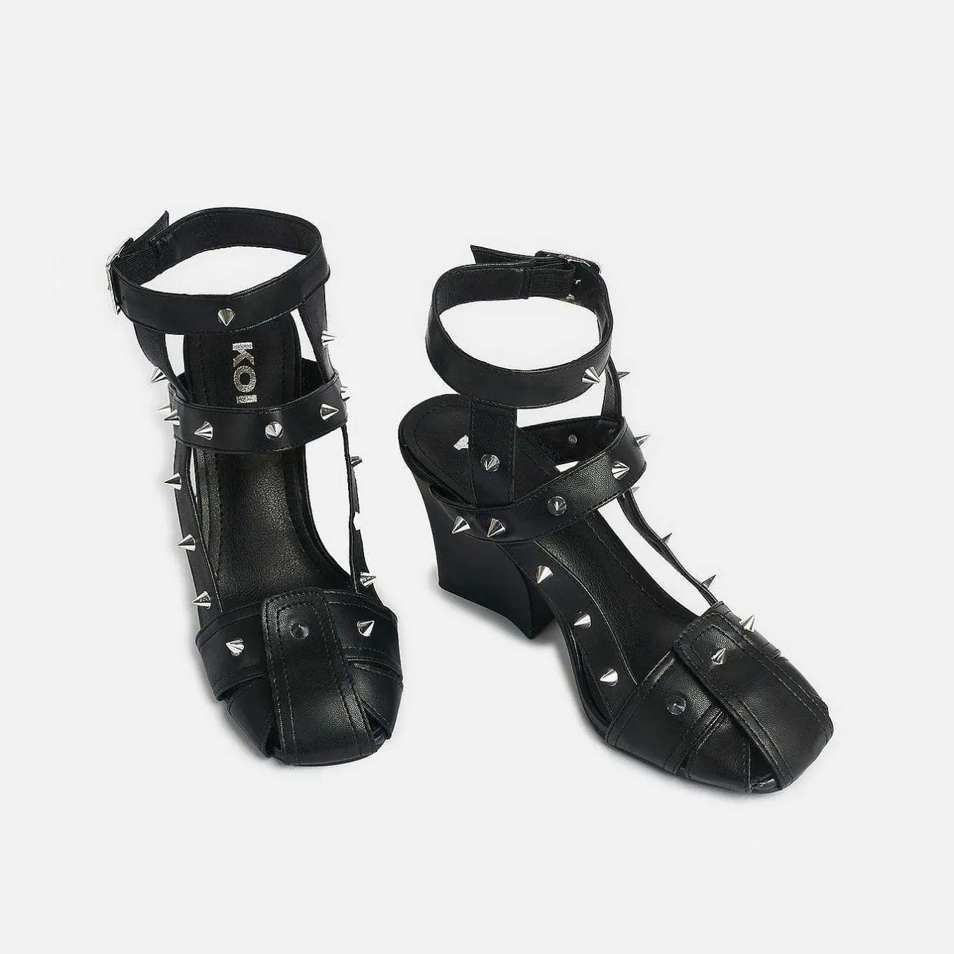 KOI footwear Chaos Blades Strappy Heels<Women'S Platform Heels