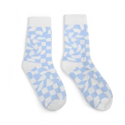 KOI footwear Check Mate Multi Pack Socks- Pink & Blue<Women'S Socks & Tights