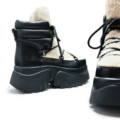 KOI footwear Cream Fluffy Vilun Winter Boots | Snow & Winter Boots |<Women'S Platform Boots