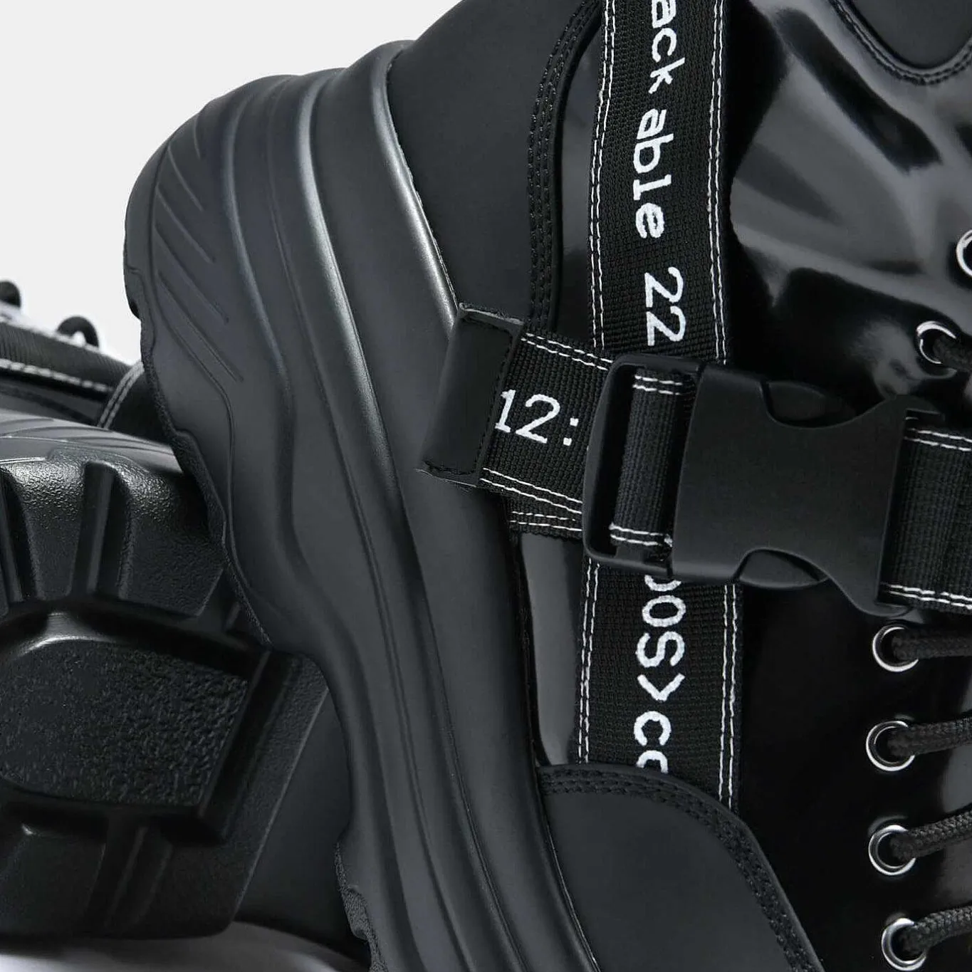 KOI footwear Cypher Men'S Black Trail Boots<Men'S Biker Boots