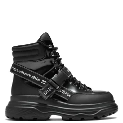 KOI footwear Cypher Men'S Black Trail Boots<Men'S Biker Boots