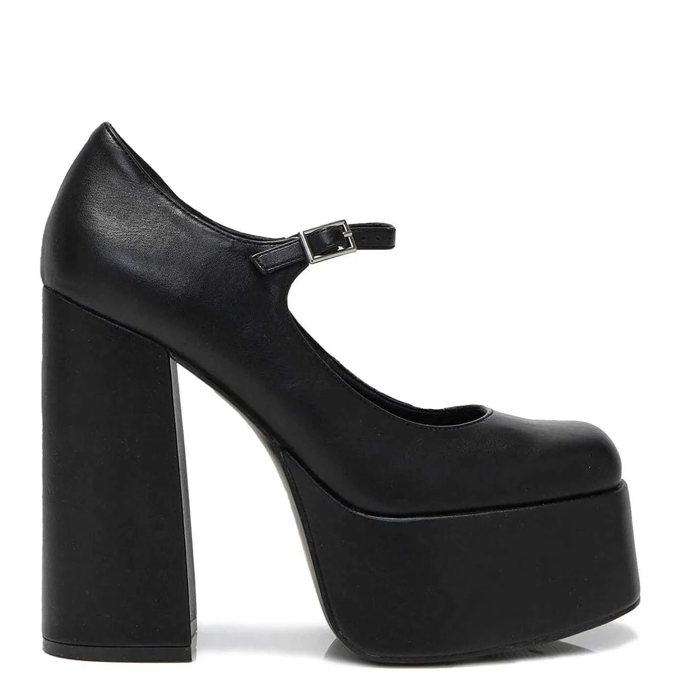 KOI footwear Darkbloom Black Platform Heels<Women'S The Heeled Boot