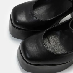 KOI footwear Darkbloom Black Platform Heels<Women'S The Heeled Boot