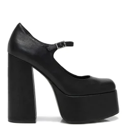 KOI footwear Darkbloom Black Platform Heels<Women'S Heeled Mary Janes