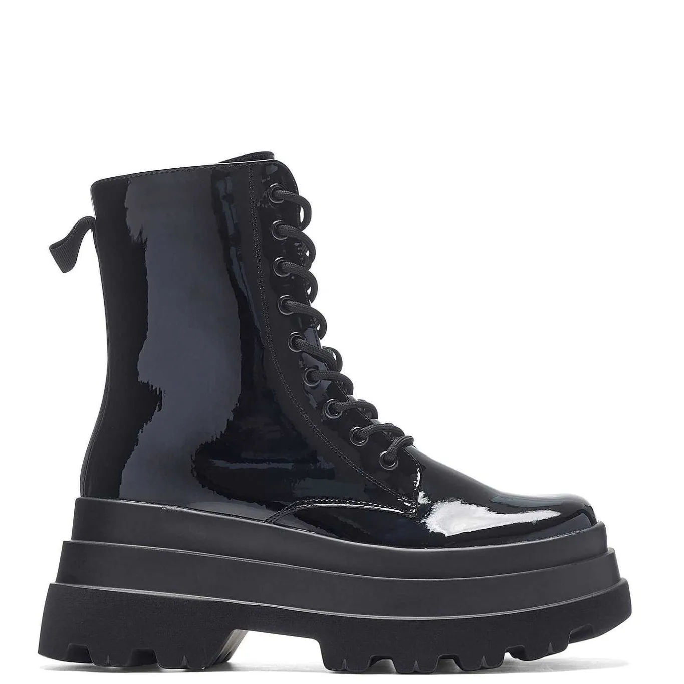 KOI footwear Deathwatch Trident Patent Platform Boots<Women'S Ankle Boots