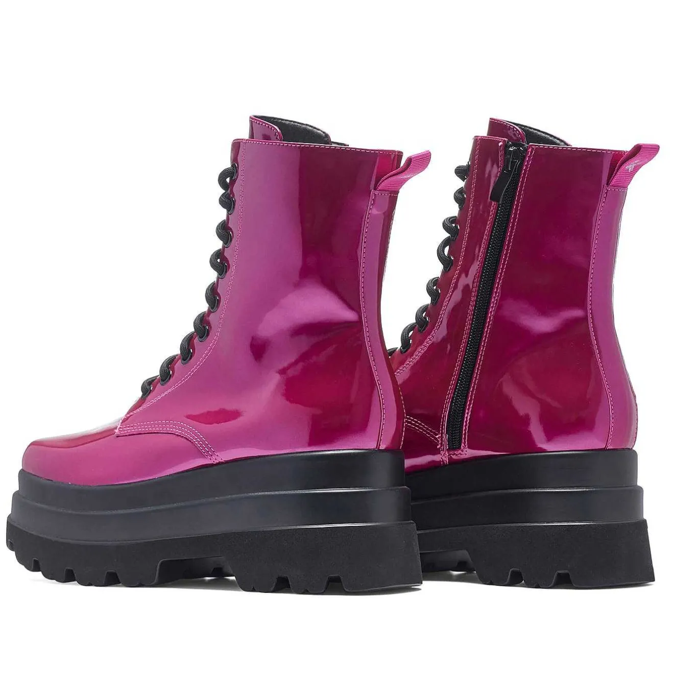 KOI footwear Deathwatch Trident Platform Boots - Candy Pink<Women'S Ankle Boots