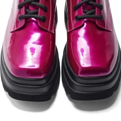 KOI footwear Deathwatch Trident Platform Boots - Candy Pink<Women'S Ankle Boots