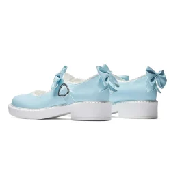 KOI footwear Fairy Lace Doily Mary Janes - Baby Blue<Women'S Flat Mary Janes