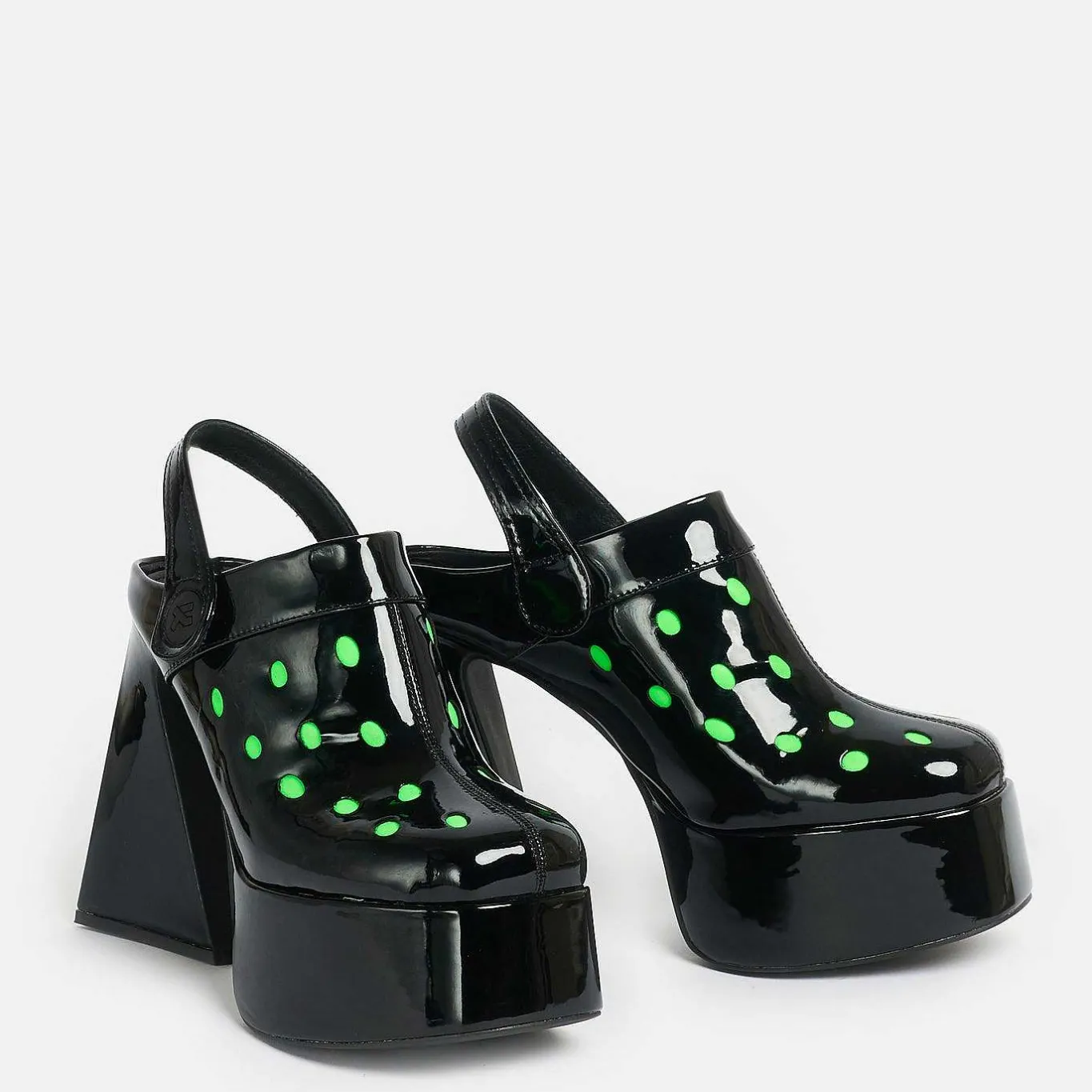 KOI footwear Galactic Boom Neon Alien Heels<Women'S Platform Heels