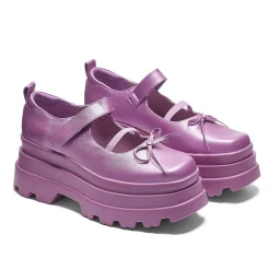 KOI footwear Galaxy Doll Trident Mary Janes - Purple<Women'S Colourful Mary Janes