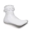 KOI footwear Heiress White Lace Ruffle Socks<Women'S Socks & Tights
