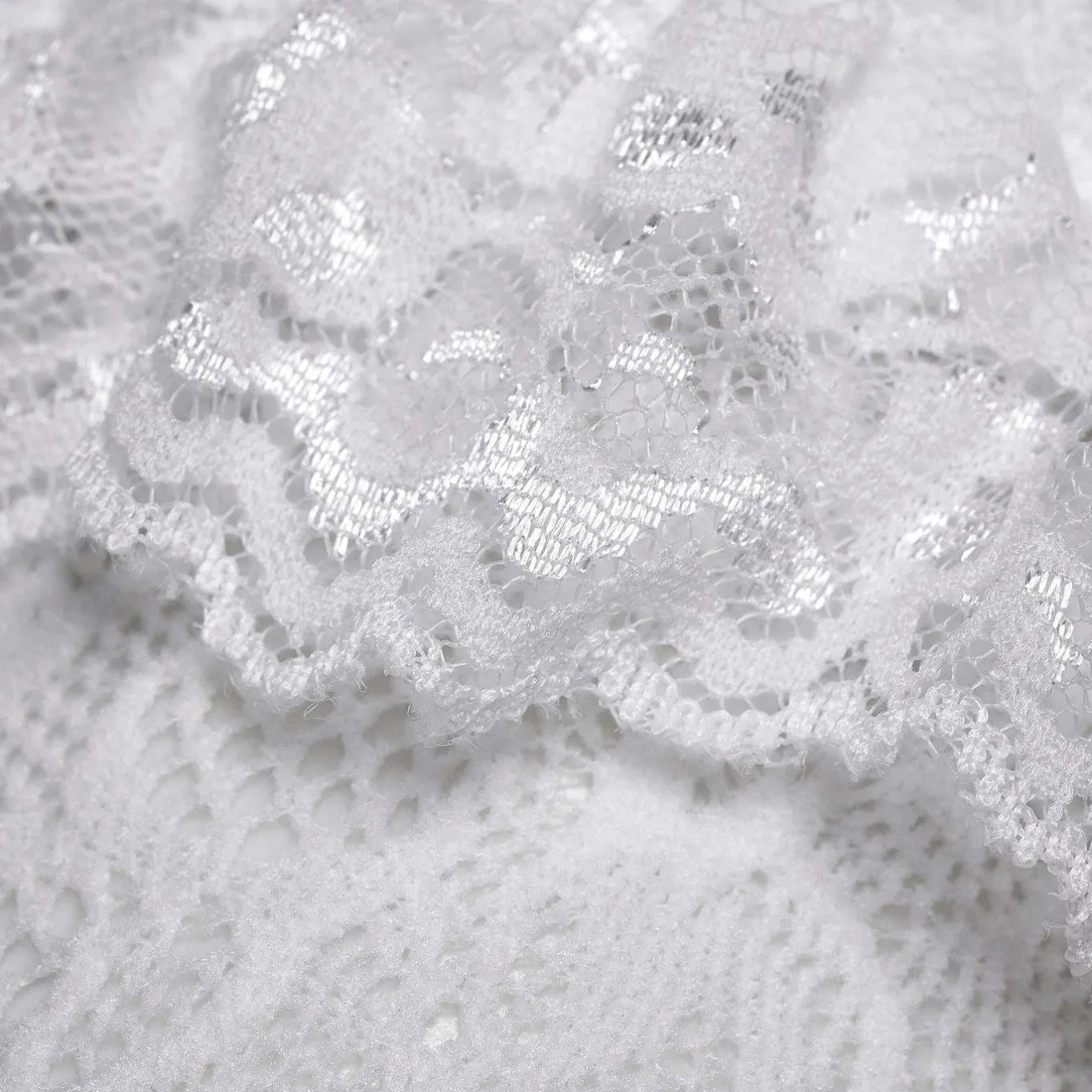 KOI footwear Heiress White Lace Ruffle Socks<Women'S Socks & Tights