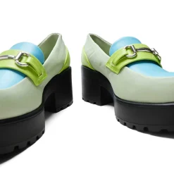 KOI footwear High Class Chunky Shoes - Mint Pastel<Women'S Loafers