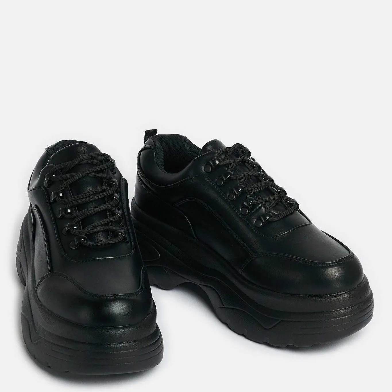 KOI footwear Jennie Striker Black Chunky Bubble Trainers<Women'S Black Trainers
