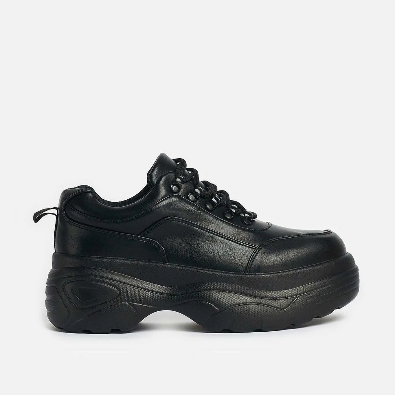KOI footwear Jennie Striker Black Chunky Bubble Trainers<Women'S Black Trainers