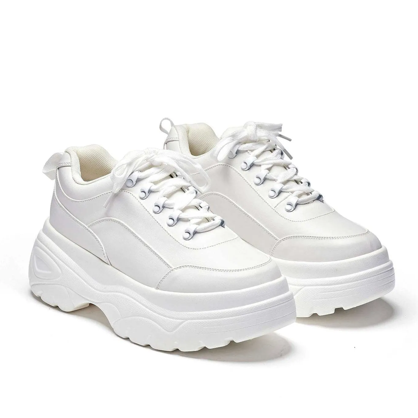 KOI footwear Jennie Striker White Chunky Bubble Trainers<Women'S The Chunky Trainer