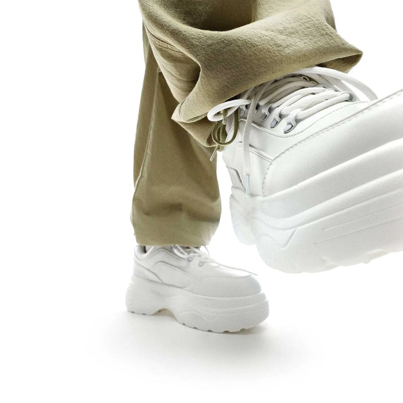 KOI footwear Jennie Striker White Chunky Bubble Trainers<Women'S Chunky Trainers