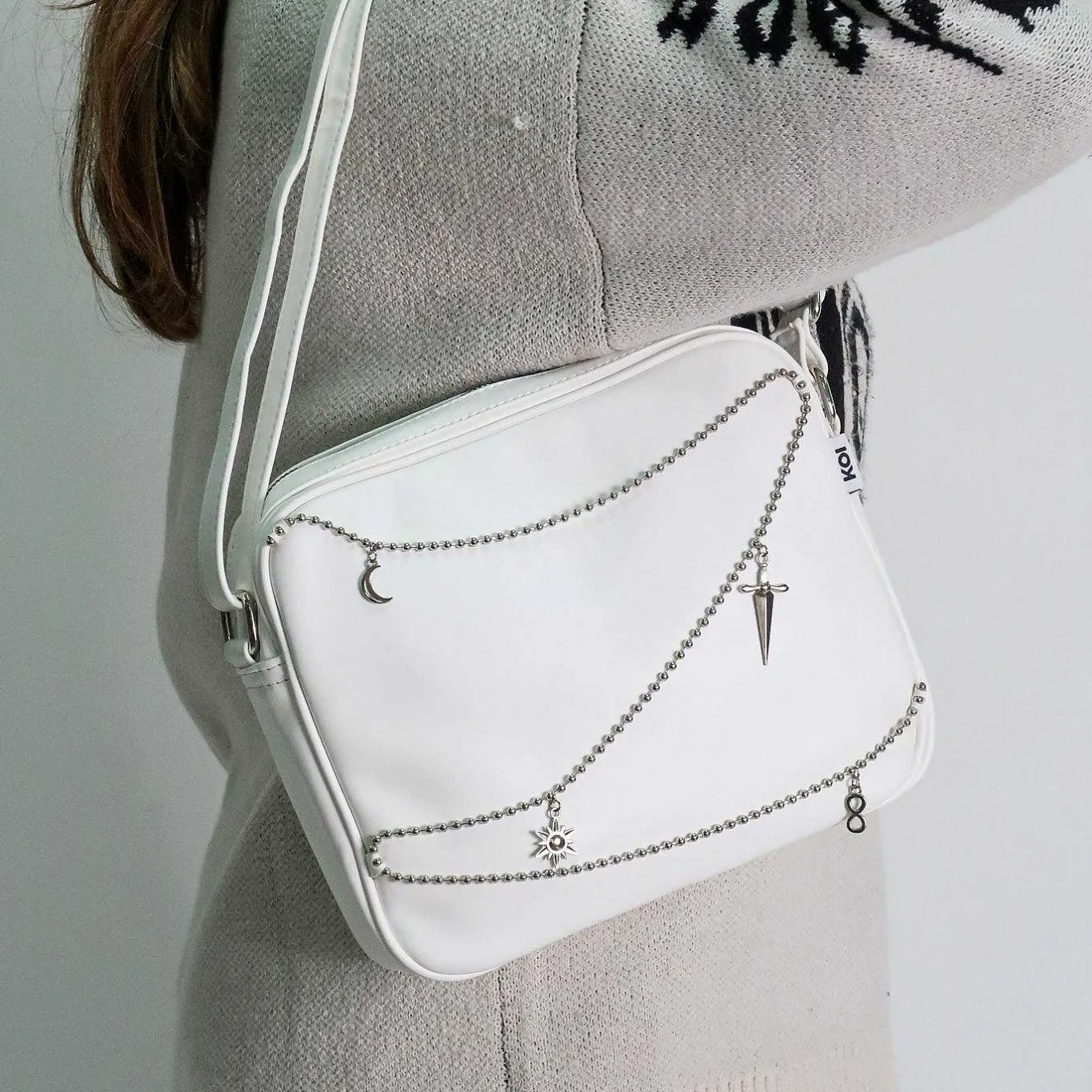 KOI footwear Jinx Mystic Charm White Shoulder Bag<Women'S Bags