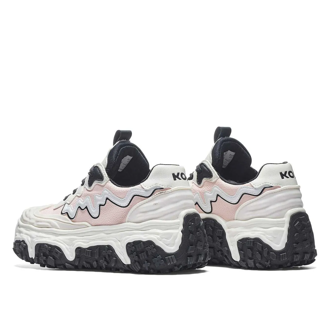 KOI footwear Layer Cake Chunky Trainers - White<Women'S Chunky Trainers