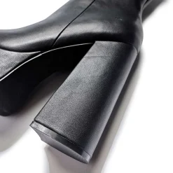 KOI footwear Lexus Black Platform Heeled Boots<Women'S Ankle Boots
