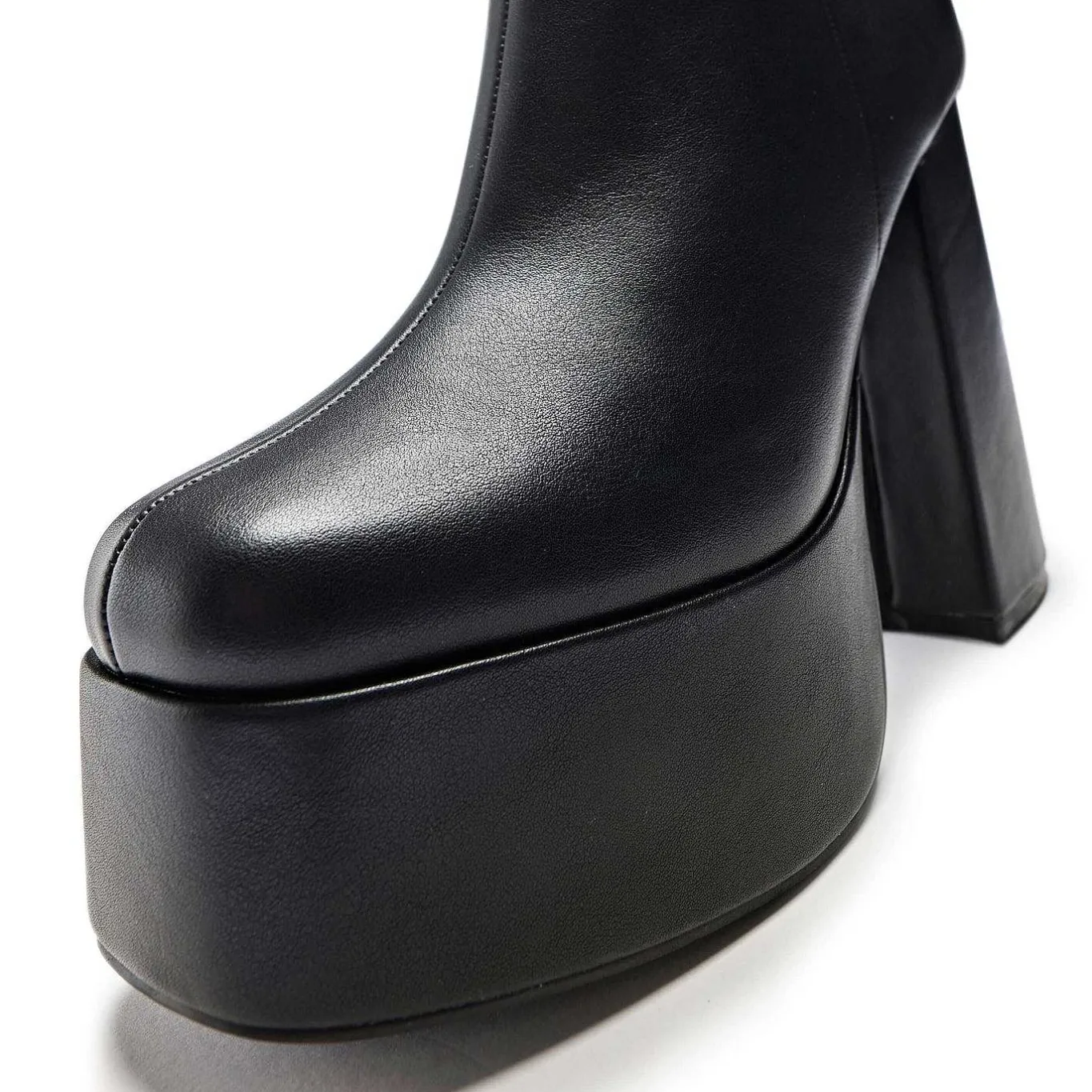 KOI footwear Lexus Black Platform Heeled Boots<Women'S Heeled Boots
