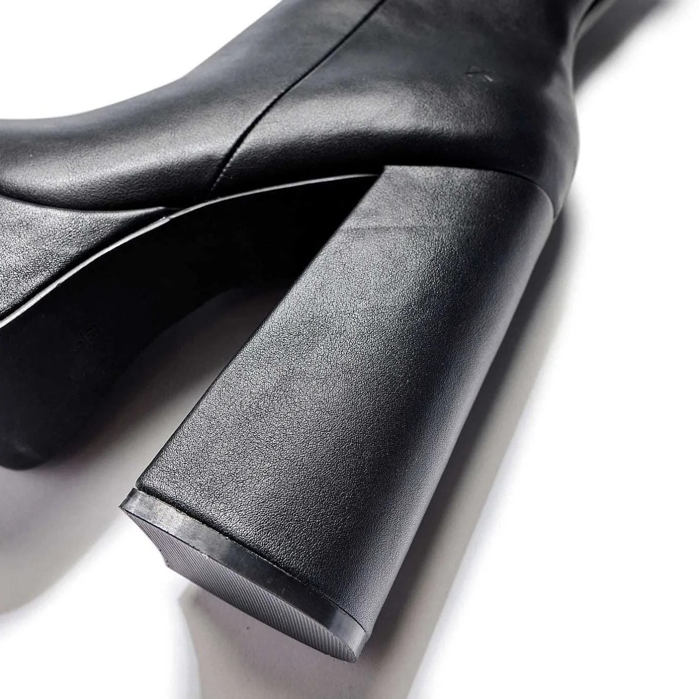 KOI footwear Lexus Black Platform Heeled Boots<Women'S Heeled Boots