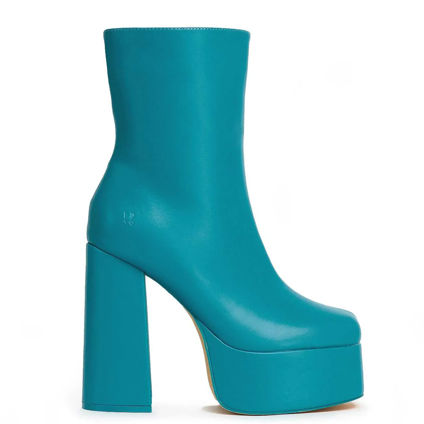 KOI footwear Lexus Steel Blue Platform Heeled Boots<Women'S Platform Boots