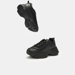 KOI footwear Lizzies V2 Black Extra Chunky Trainers<Women'S The Chunky Trainer