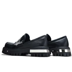 KOI footwear My Men'S Metal Loafers - Black |<Women'S Loafers