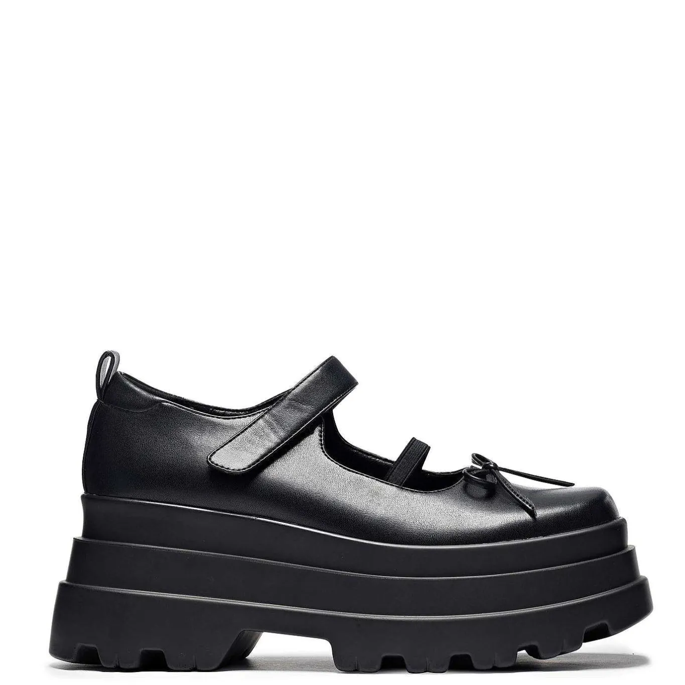 KOI footwear Obsidian Doll Trident Mary Janes - Black<Women'S Black Mary Janes