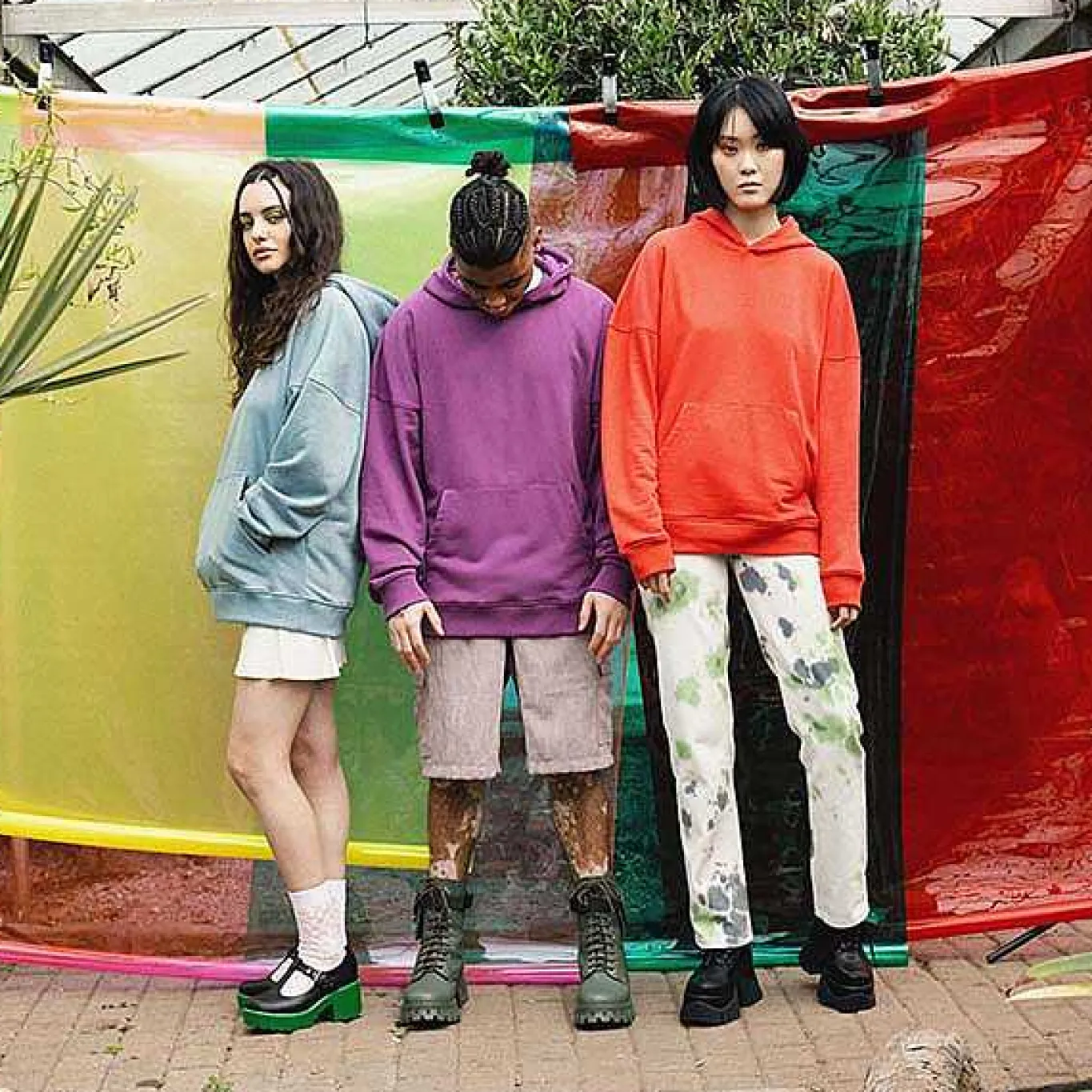 KOI footwear Orchid Burst Oversized Hoodie<Men'S Clothing