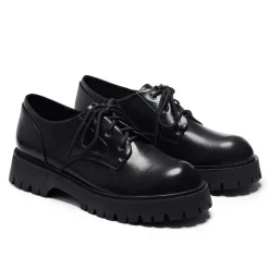 KOI footwear Pinemoon Men'S Black Lace Up Shoes<Men'S The Lace Up Shoe