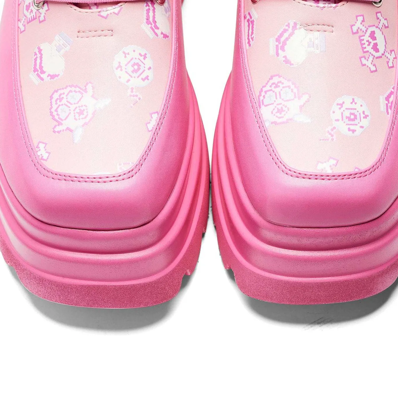 KOI footwear Pink Magic Yami Printed Trident Boots<Women'S Platform Boots
